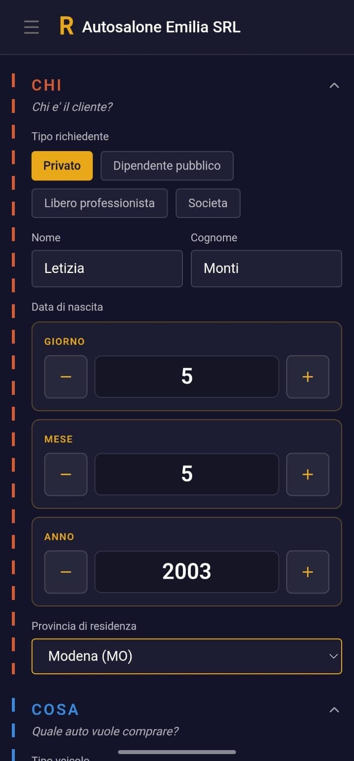 Chi è il cliente