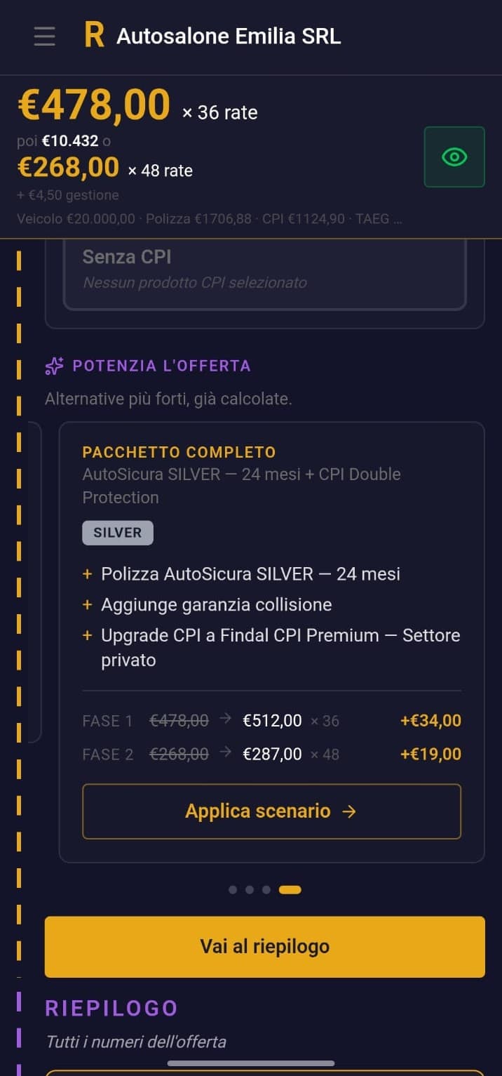 Upsell intelligente